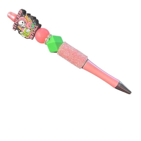 Let me read in peace Beaded pen - Picture 1 of 2